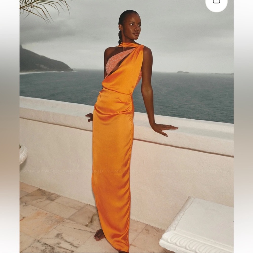 Baobab Asaka Dress in Orange NEW